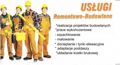 usługi remontowo-budowlane Błażej Szabelski