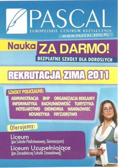Europejskie Centrum Kształcenia PASCAL Sp. zo.o.