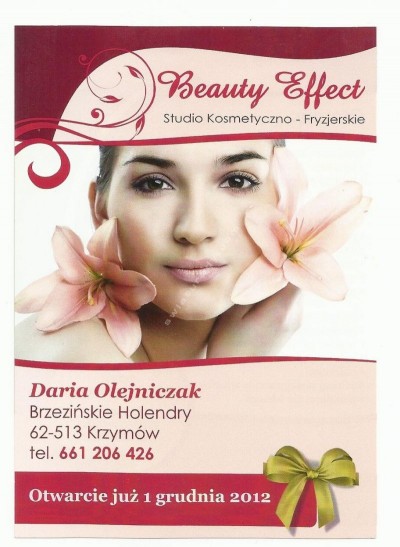 BEAUTY EFFECT Studio Kosm.-Fryzj. Daria Olejniczak