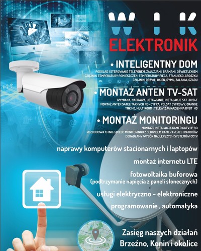 Wik Elektronik Montaż Anteny Sat Dvbt Monitoring Lte Serwis