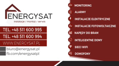 ENERGYSAT FOTOWOLTAIKA LOKALNA FIRMA - tel. 511 600 995
