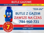 Tesa-Gaz dostawa, dystrybucja gazu w butlach 11 kg Konin