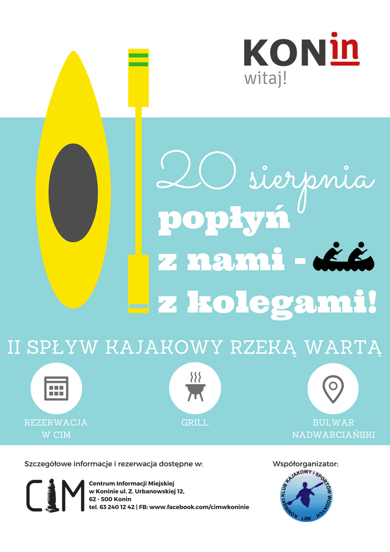 Konin. Po raz drugi przepłyną kajakami wokół wyspy Pociejewo