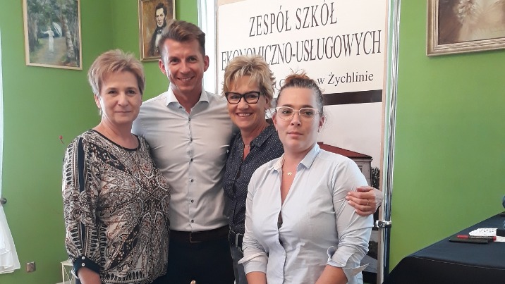 Żychlin. Karol Okrasa uczył młodych kucharzy sztuki gotowania