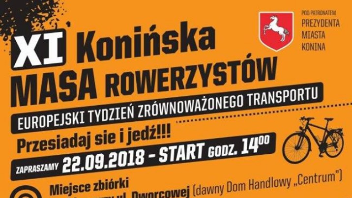 Podczas Masy Rowerzystów nazwą Rondo Konińskich Cyklistów