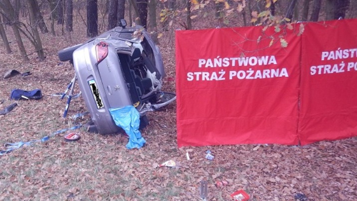 Śmiertelny wypadek w Dąbrowicach Starych. Zginęła jedna osoba