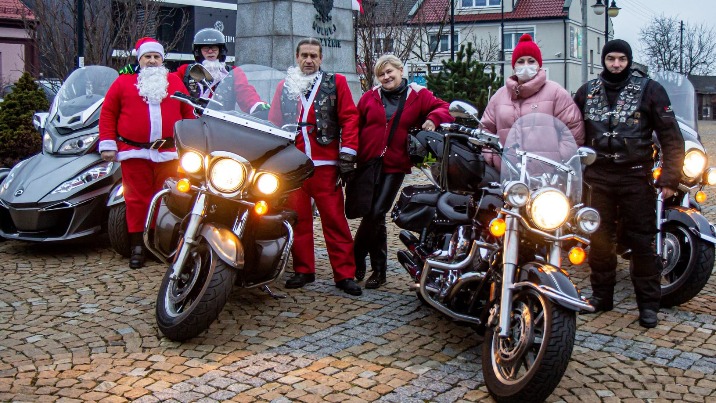 Ślesin. Mikołaje na motocyklach odwiedzili podopiecznych TPD