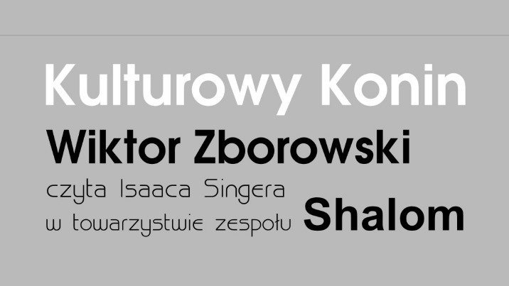 Kulturowy Konin: zaprasza Wiktor Zborowski i zespół Shalom