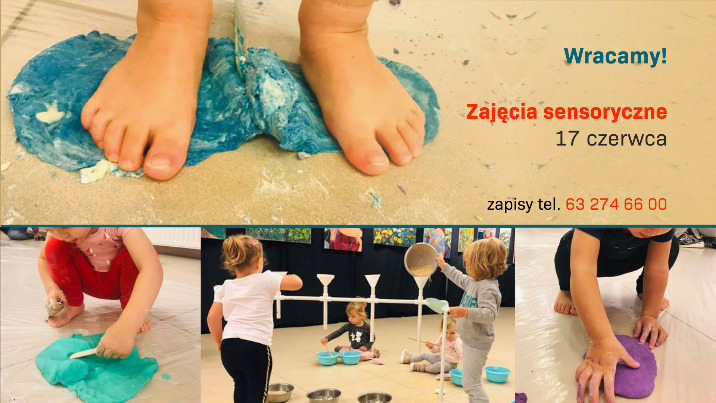 Zapisy na zajęcia SENSORYCZNE dla maluszków