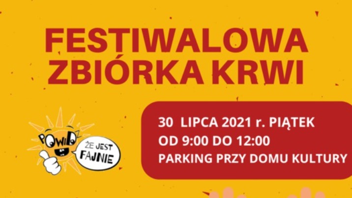 Powidz. Zbiórka krwi przy okazji festiwalu. Brakuje jej w centrach
