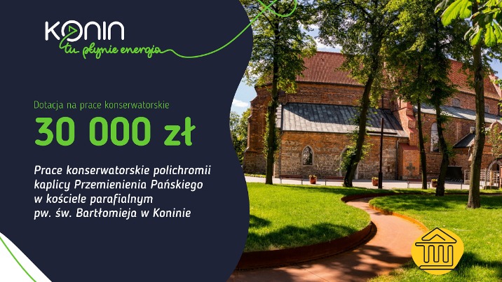Prace konserwatorskie przy polichromiach w zabytkowej farze