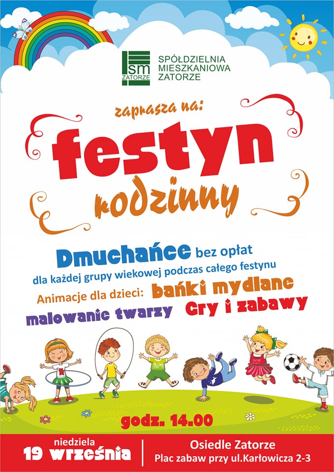 Zabawa i nauka. Rodzinny festyn na konińskim Zatorzu