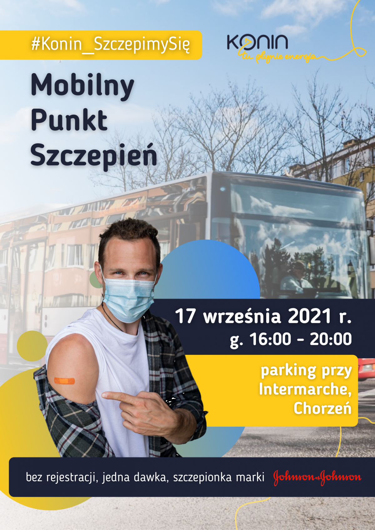 Mobilny Punkt Szczepień. Specjalny namiot stanie na konińskim Chorzniu