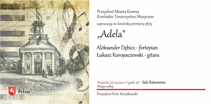 Muzyka w ratuszu. Prezydent Konina zaprasza
