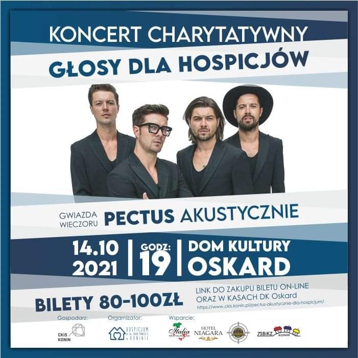 Głosy dla hospicjów w tym roku akustycznie z Pectusem