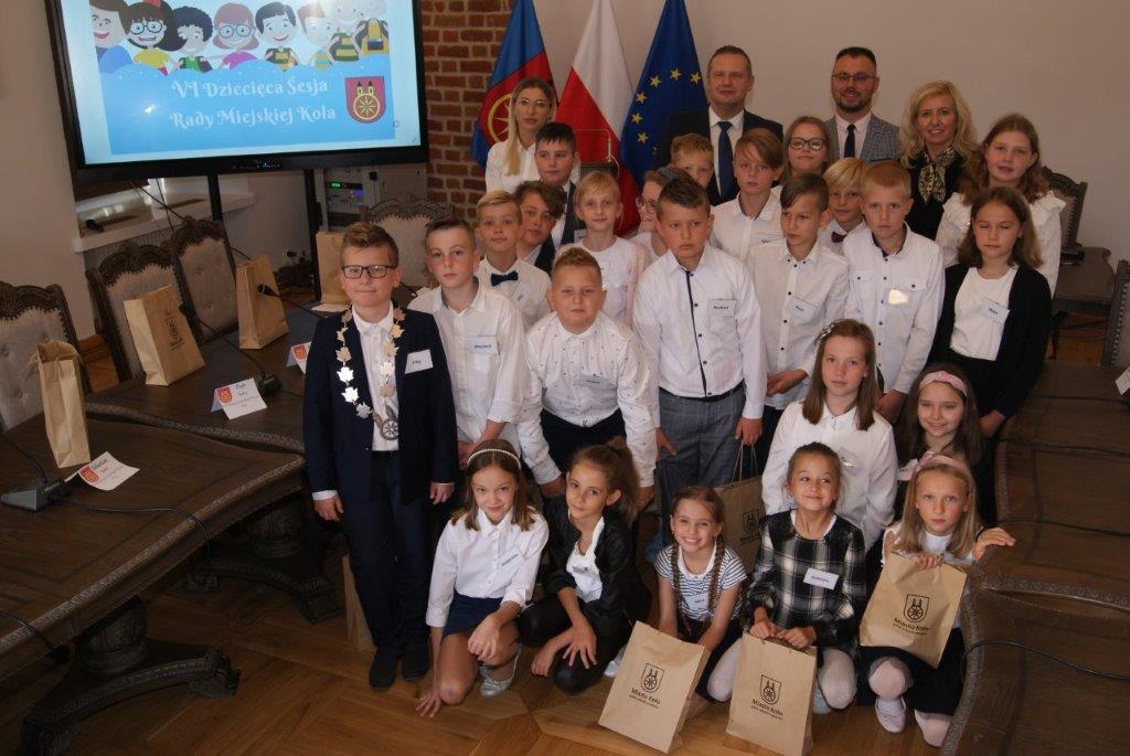 Bardzo młodzi radni obradowali w kolskim ratuszu