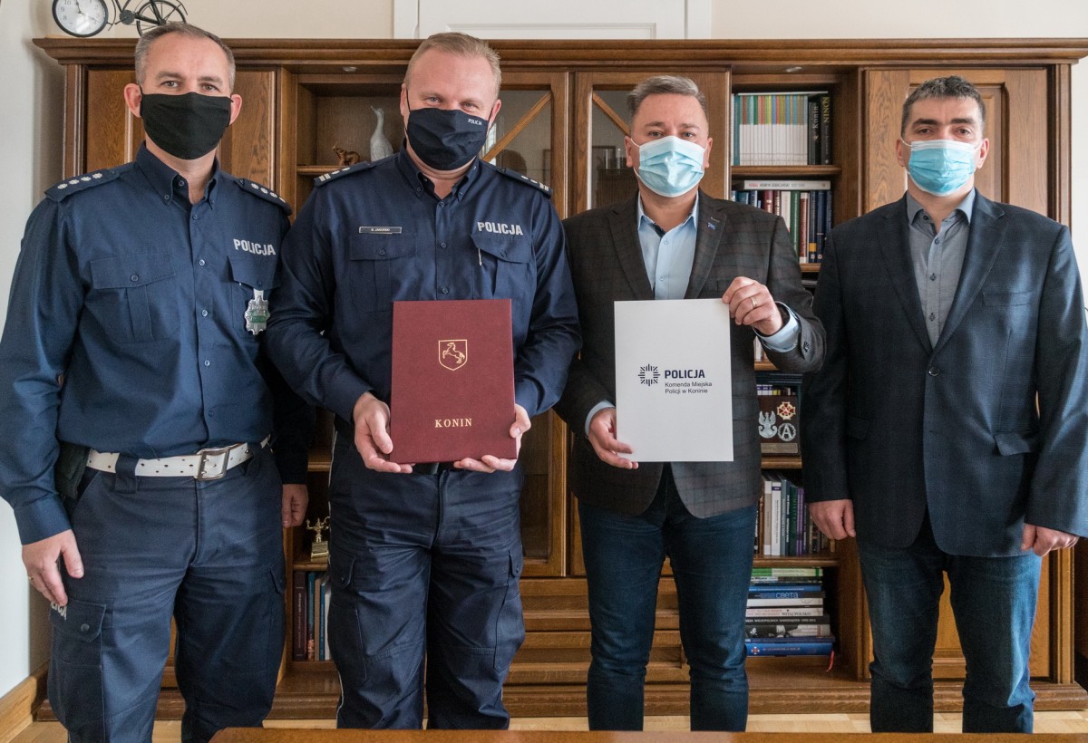 Konin. Umowa z policją o współdziałaniu podczas zdarzeń drogowych