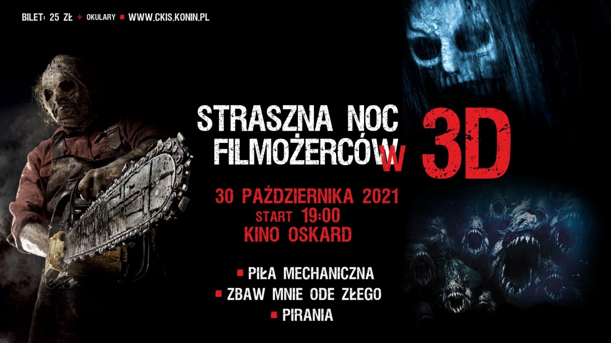 Daj się wciągnąć w trzy wymiary horroru. Jeszcze Straszniejsza Noc Filmożerców