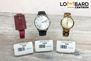 W sprzedaży również zegarki/LoMbard Centrum Dworcowa 15j