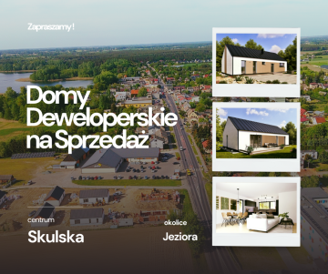 Skulsk – Domy deweloperskie w okolicy jeziora