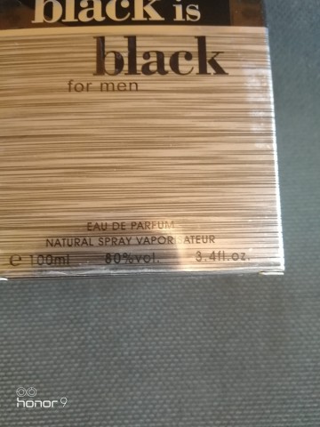 Nowe perfumy męskie Black is black