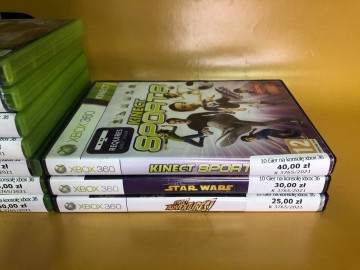 Gry na konsolę Xbox 360 Ceny widoczne na  zdjęciach