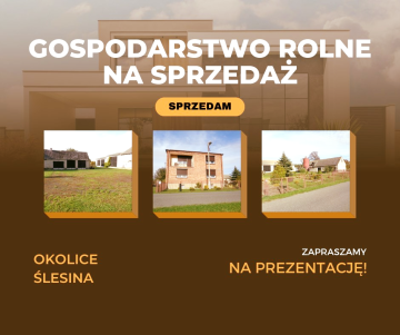 Okolice Ślesina – Dom z zabudowaniami gospodarczymi