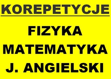 Korepetycje - matematyka, fizyka, angielski - Turek