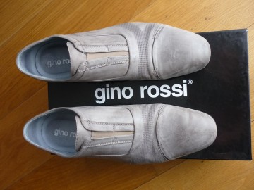 Mokasyny skórzane męskie Gino Rossi, rozmiar 43