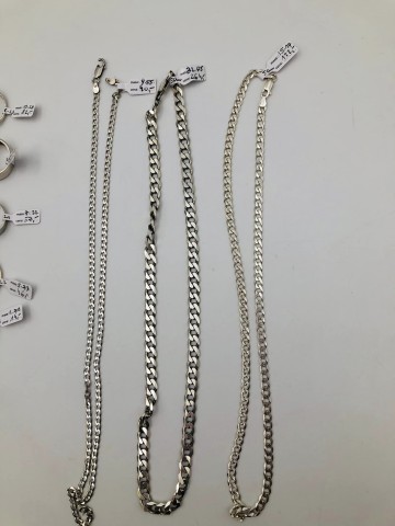 Srebrna biżuteria  Bransoletka  Długość 20 cm  Waga 29.62  C