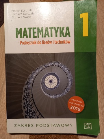 Matematyka 1 - podręcznik do liceów i techników