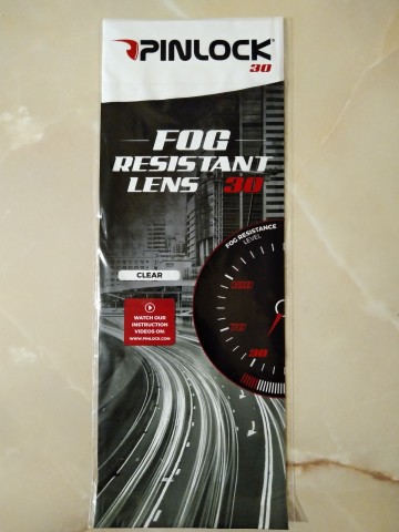 Pinlock 30 Fog resistant lens