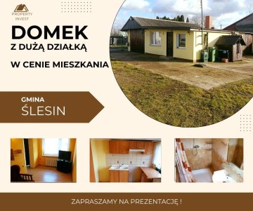 Domek z dużą działką w cenie mieszkania
