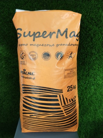Wapno Granulowane SuperMag pakowane po 25 kg