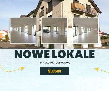 ŚLESIN – NOWE LOKALE HANDLOWO-USŁUGOWE