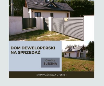 Dom deweloperski w sąsiedztwie lasu – Okolice Ślesina