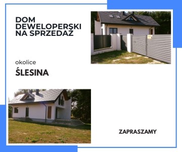 Dom deweloperski w sąsiedztwie lasu – Okolice Ślesina