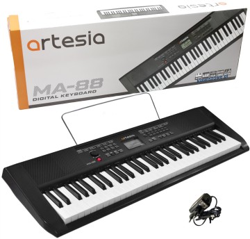 Keyboard artesia M-88 z wbudowanymi głośnikami + stojak