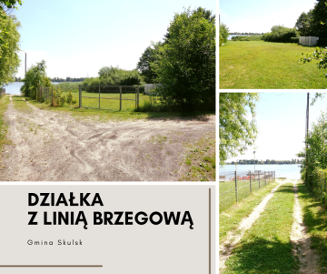 Gmina Skulsk – Działka z linią brzegową