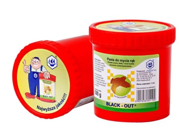 Pasta BHP do Mycia Rąk black out czerwona 500g