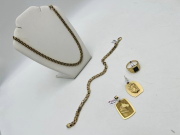 Złota biżuteria próba 585  Złoty łańcuszek próba 585  Waga: