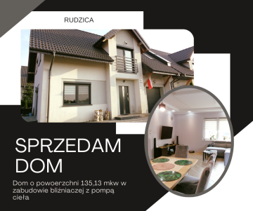 RUDZICA – DOM Z POMPĄ CIEPŁA I PANELAMI