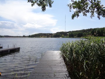 Działka z linią brzegową - Jezioro Ślesińskie
