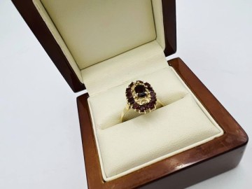 Złoty pierścionek próba 585
