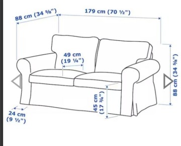 Ikea ektorp sofa kanapa