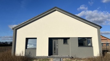 Żychlin dwuspadowy  90m2 gaz/pompa ciepła