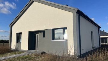 Żychlin dwuspadowy  90m2 gaz/pompa ciepła