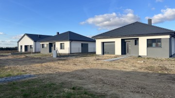 Żychlin dwuspadowy  90m2 gaz/pompa ciepła