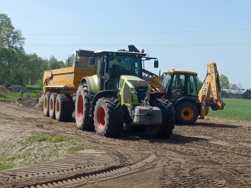 Usługi transportowe traktor 250km przyczepa 27 ton