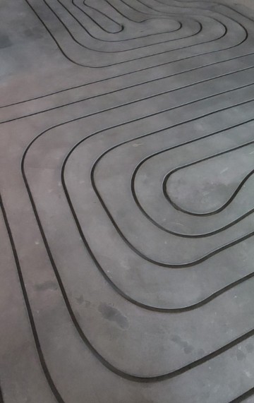 Frezowanie w betonie pod ogrzewanie podłogowe